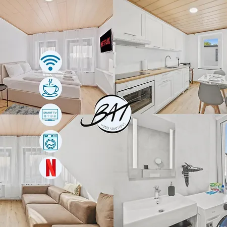 Bat Solutions - Alles Was Ein Nicht Bietet - Mit Blick In Privaten Hist Innenhof Oder Saarstrasse - 5 Min Zur Altstadt, Direkt Am Suedbahnhof - 2 Fuer 2-3 Pax - Bis Zu 5 Personen - Mit Weiterer Bis Zu 9 P *